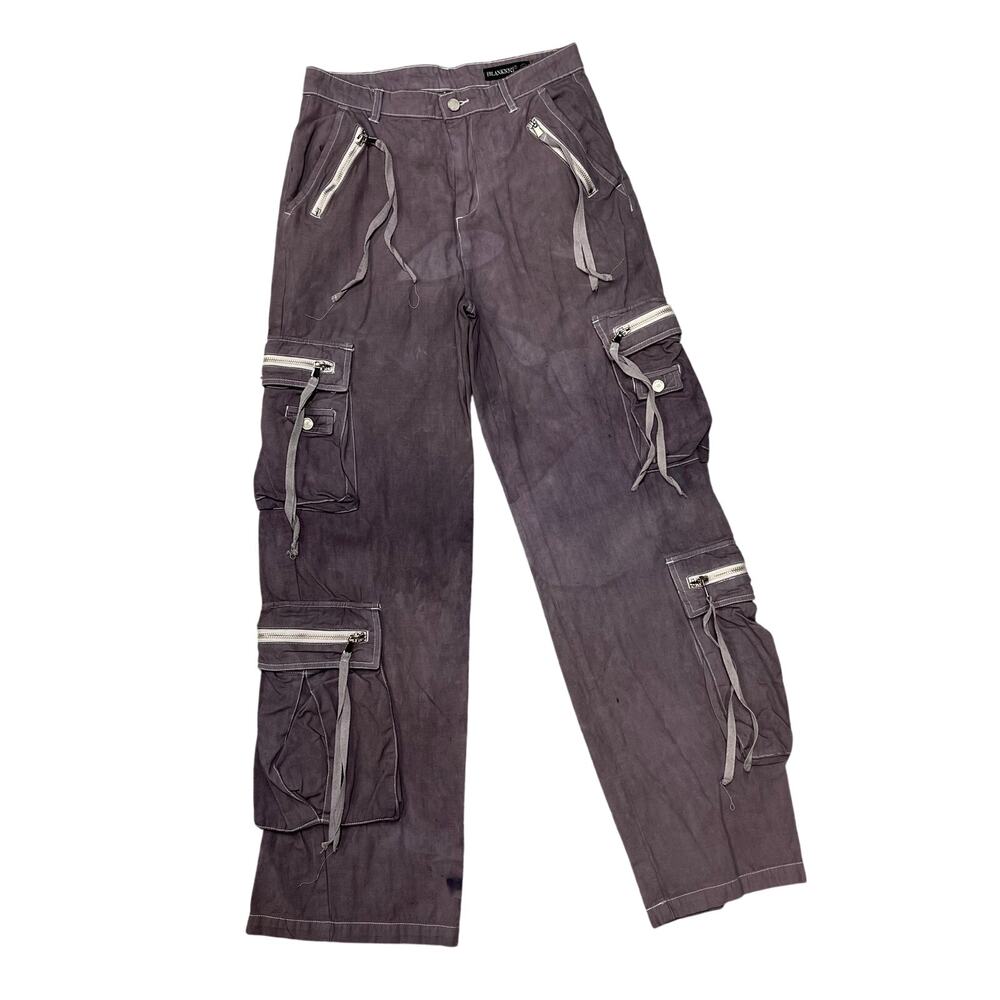 Blanknyc Franklin Pant 27 Hi Rise Oversized Tencel Denim Cargo Jean